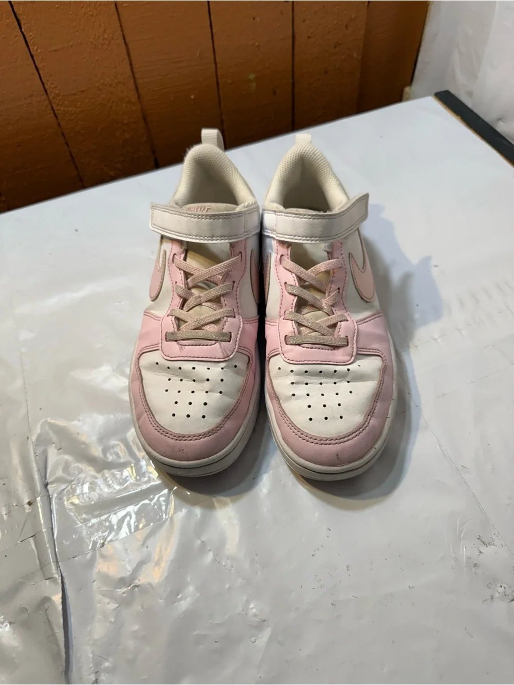 Nike Court Borough Low Recraft girls sneakers size 3Y